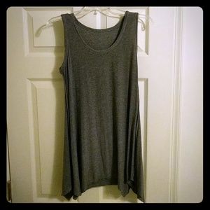 Plain gray dress